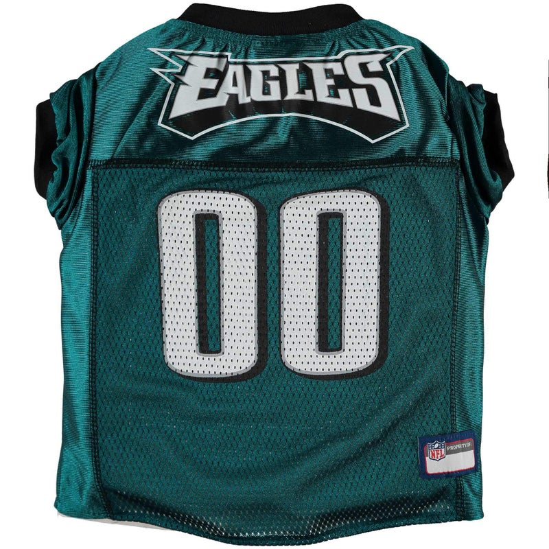 Pets First NFL Philadelphia Eagles Dog Jersey, Medium, Poly-mesh and Satin, Officially Licensed - Image 1